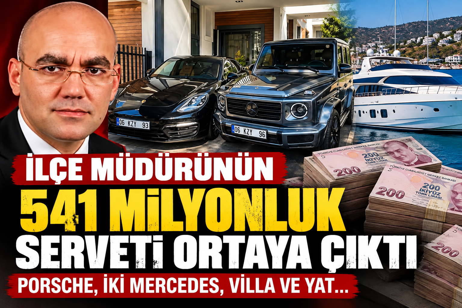 Kırıkkale’nin Yahşihan ilçesi eski İmar Müdürü Ulaş Biçer 541 milyon TL malvarlığı