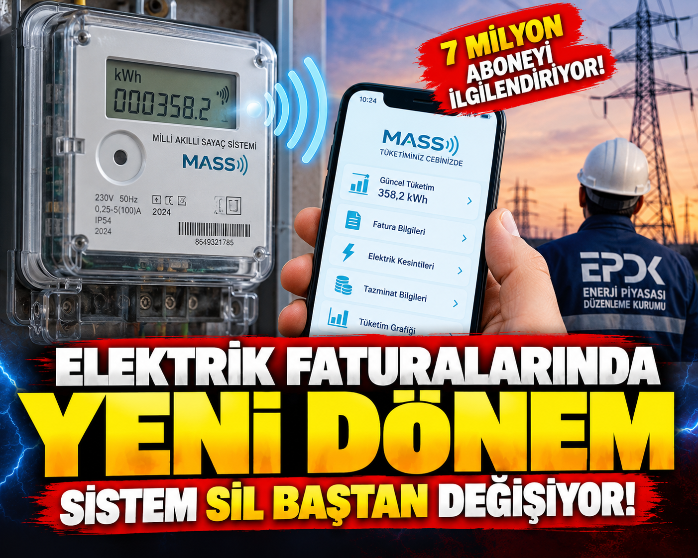 elektrik fatura elektrik saatleri