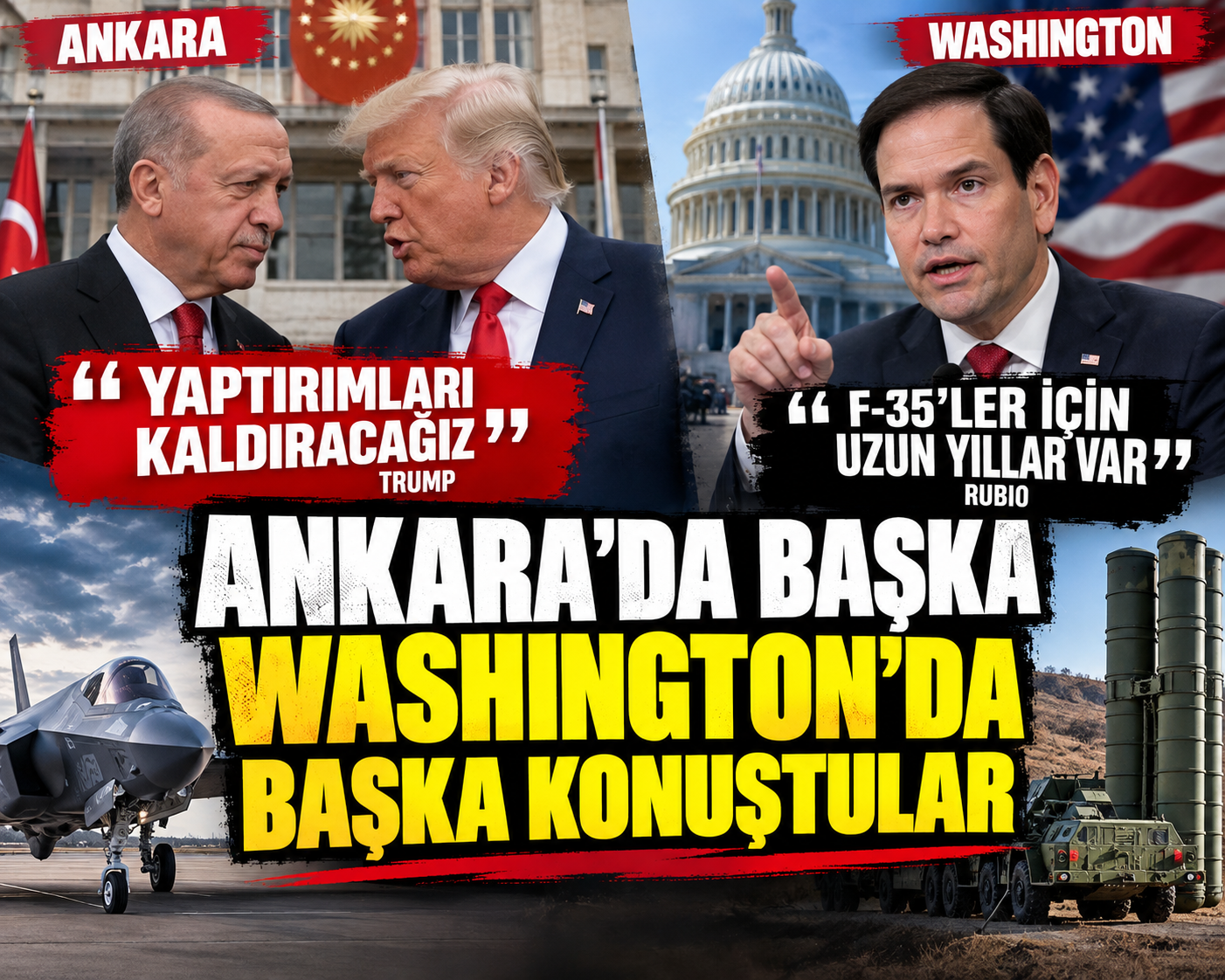 f35 amerika savaş uçağı Trump'ın CAATSA yaptırımları