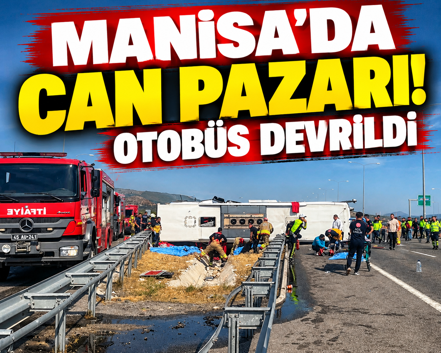 manisa otobüs kaza