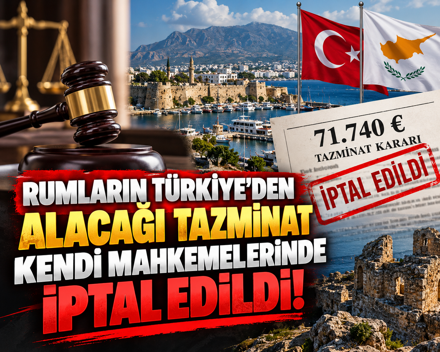 rum kesimi, tazminat davası