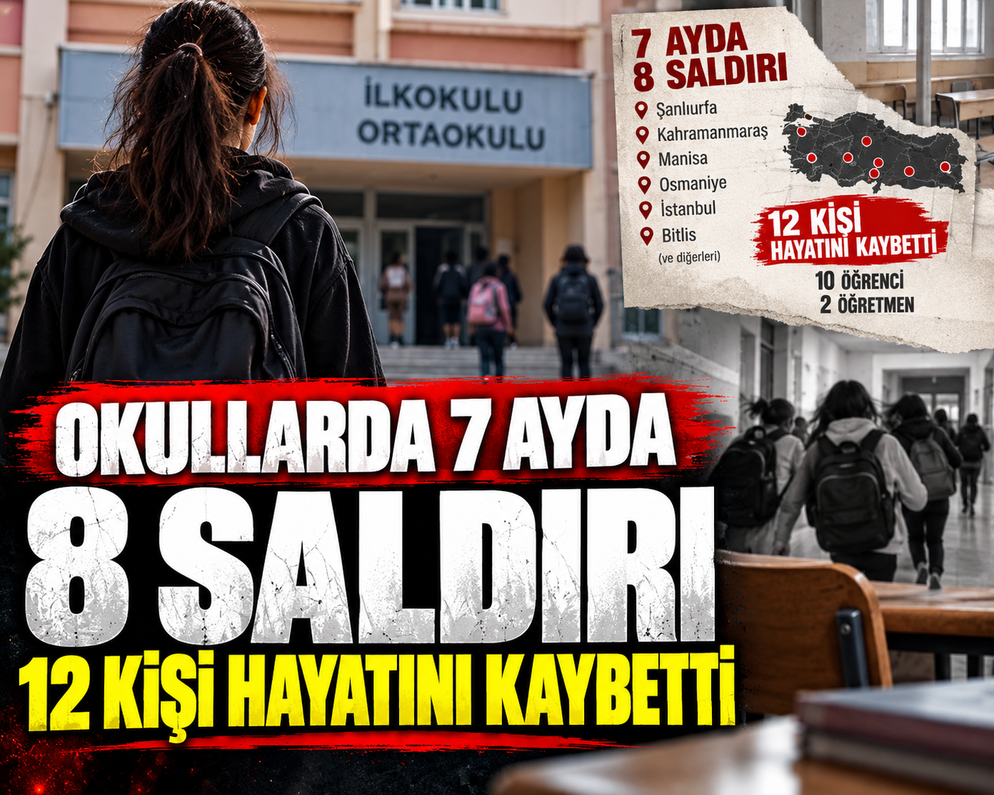 okullarda saldırı