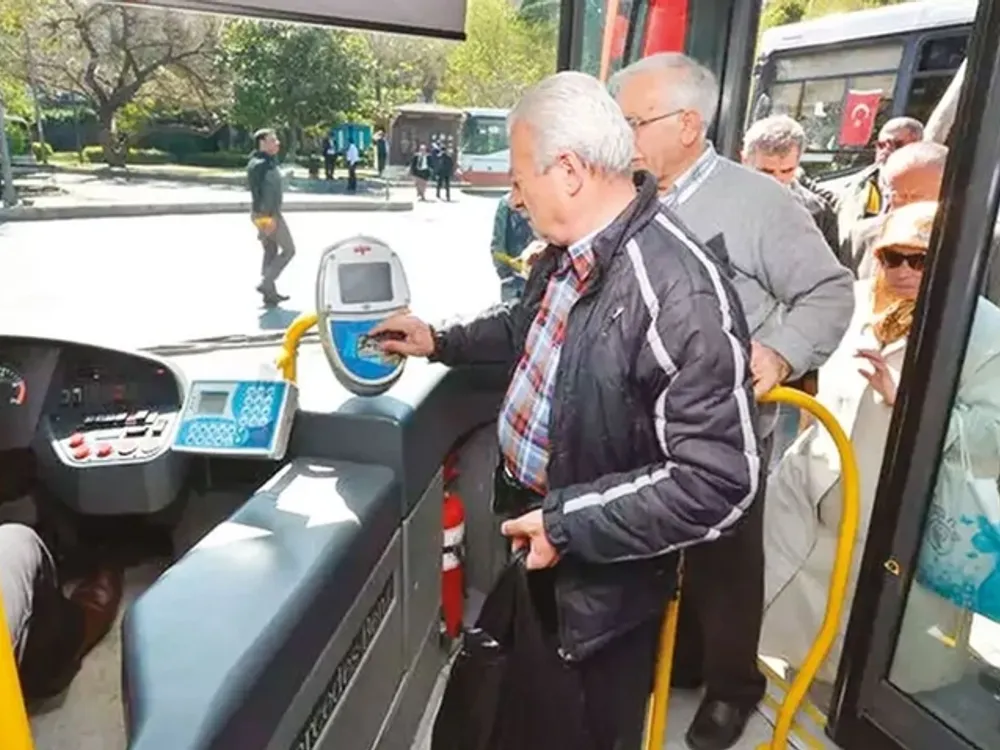 65 yaş üstü ücretsiz taşıma