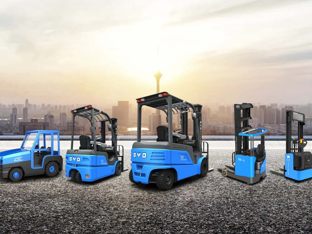 byd forklift ailesi
