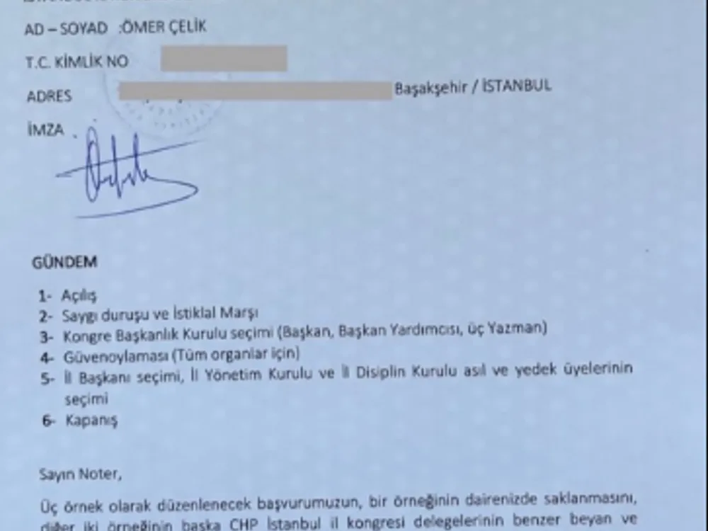 chp delege başvuru