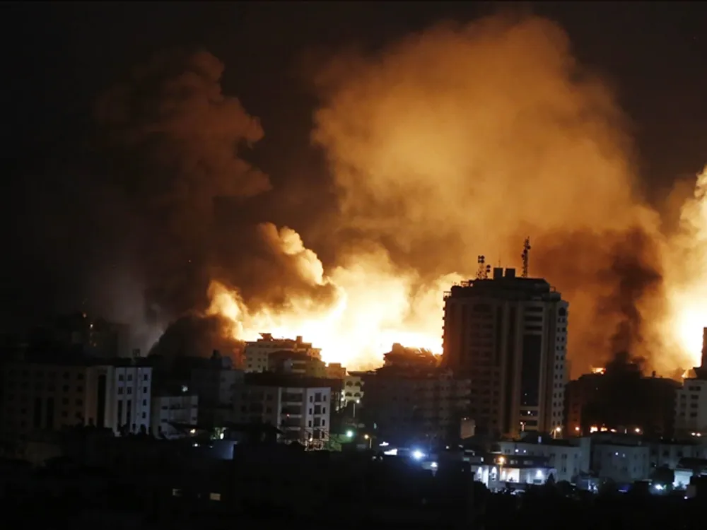 Gazze gece bombardımanı