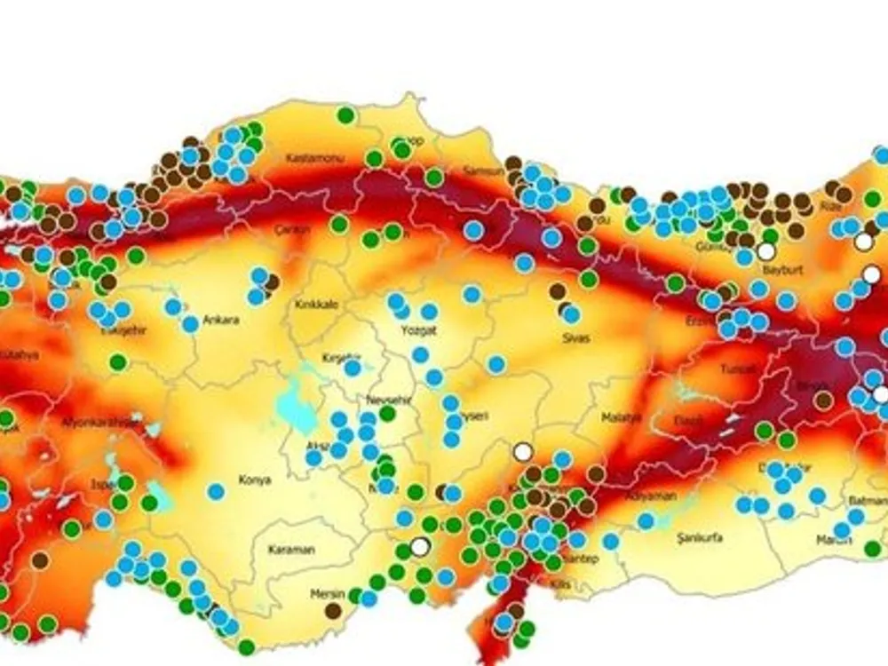 Türkiye Deprem Haritası