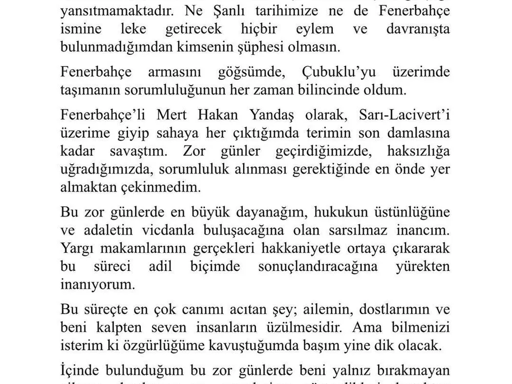 mert hakan yandaş mektup