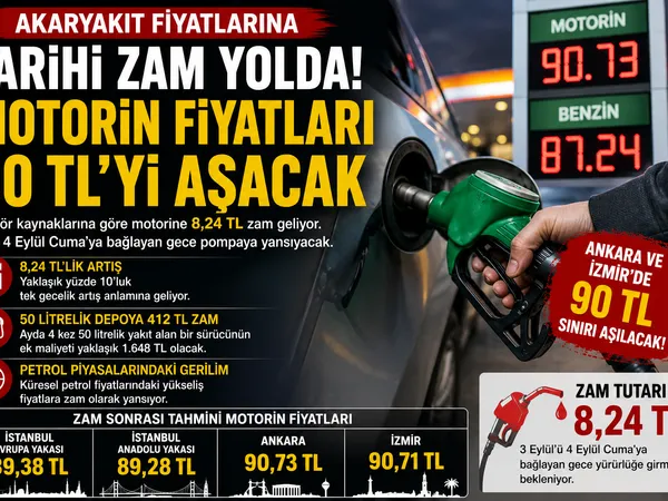 motorin zammı
