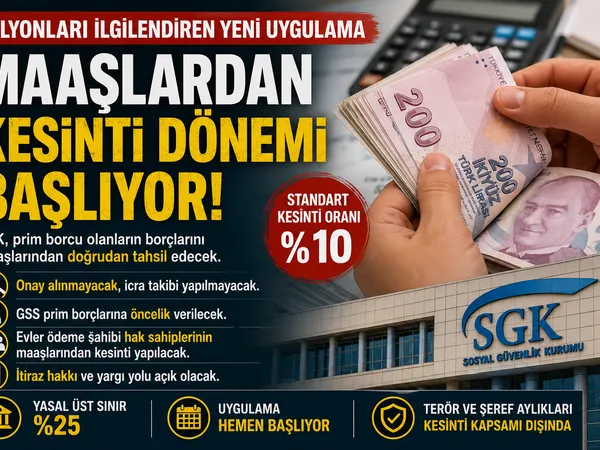 maaş kesinti 