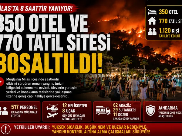orman yangını milas