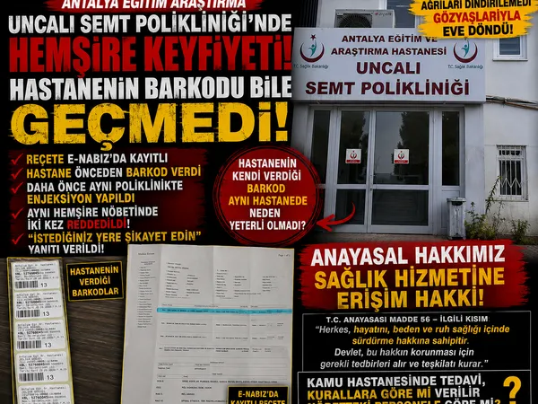 antalya eğitim ve araştırma hastanesi uncalı semt polikliniği