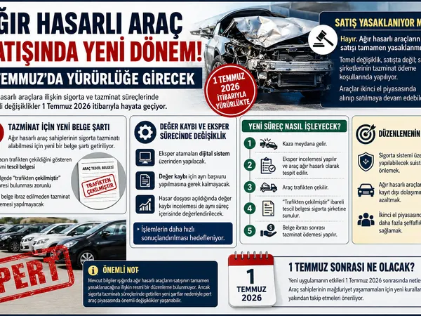 ağır hasarlı araç