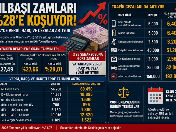 YILBAŞIVERGİ VE ZAMLAR