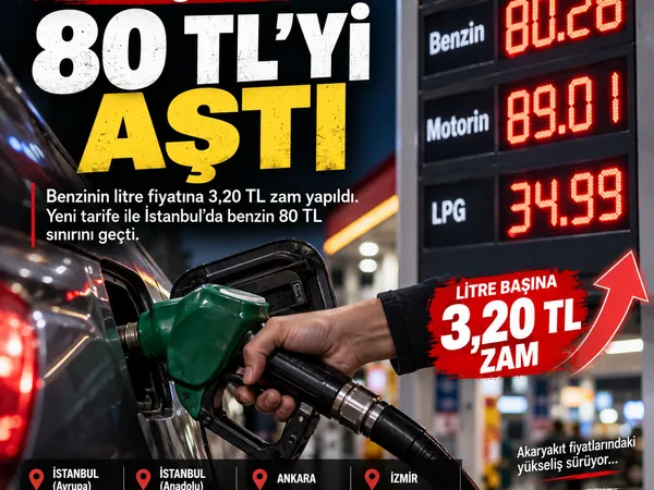 benzin 80 LTL'yi aştı