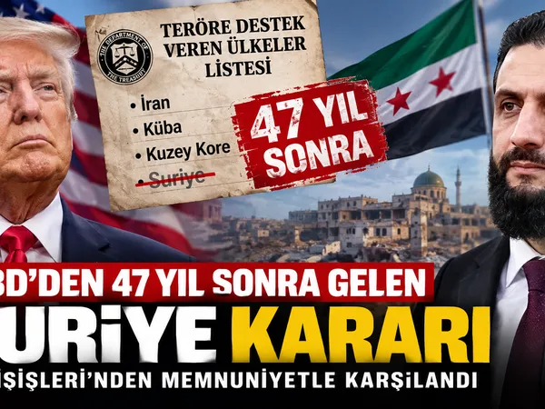 suriye teröre destek veren ülkelerden çıkarıldı