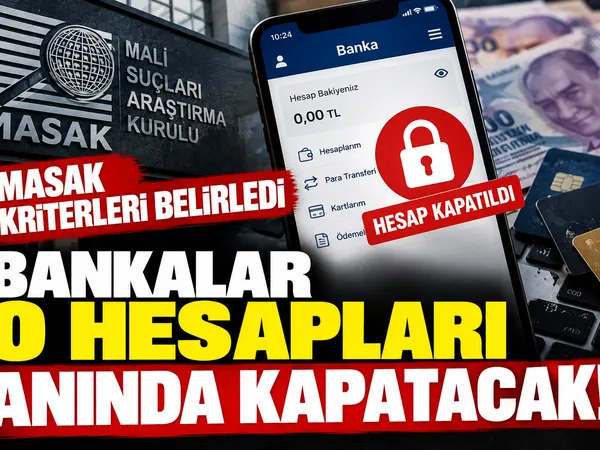 masak banka hesap kapatma kriteri