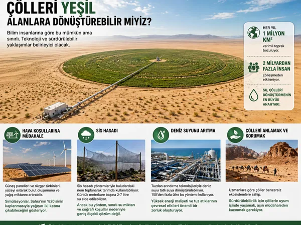 çöller yeşil alan 