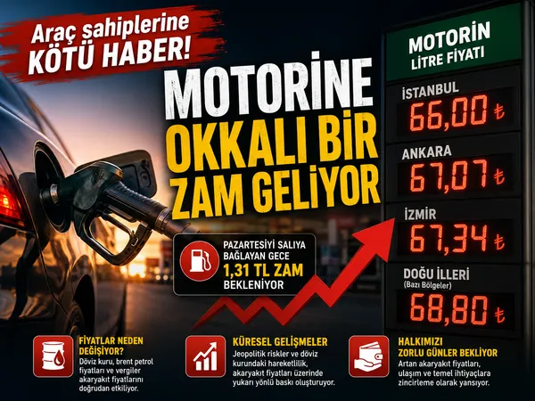 motorin zam 