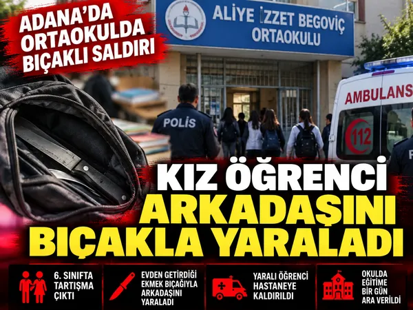 adan  bıcakla yaralama