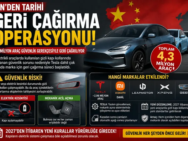 elektrikli araç geri çağırma
