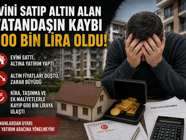 ev satan vatandaş altın aldı zarar etti