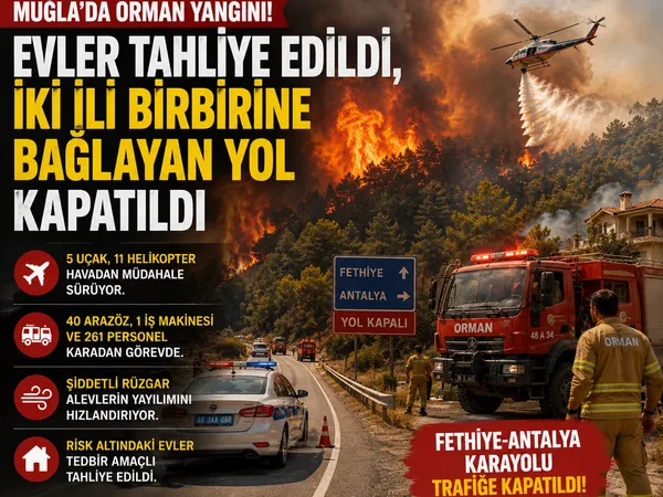 muğla yangın
