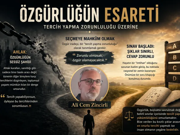 ALİ CEM Zincirli özgürlüğün esareti 