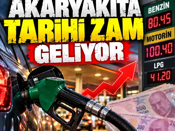 akaryakıt zam