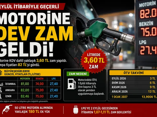 motorin zam 