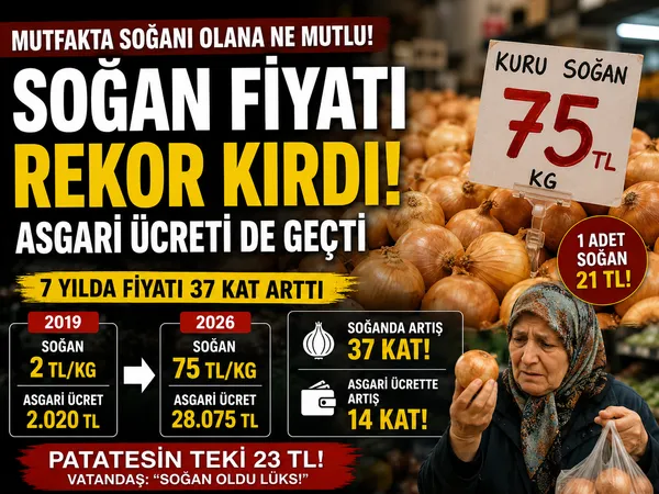 kuru soğan rekor kırdı