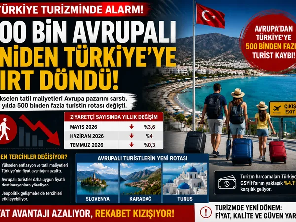 avrupa 500 bin turist türkiyeden vazgeçti