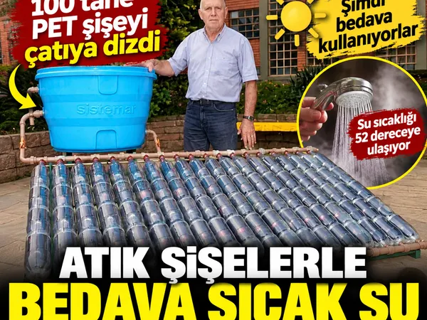 pet şişe sıcak su sistemi