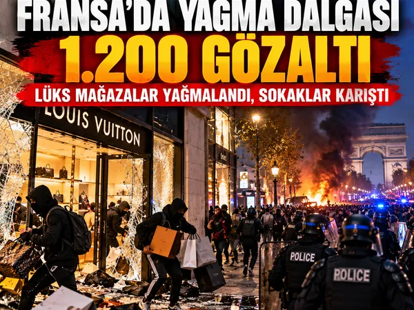 fransa yağma protesto gösteri