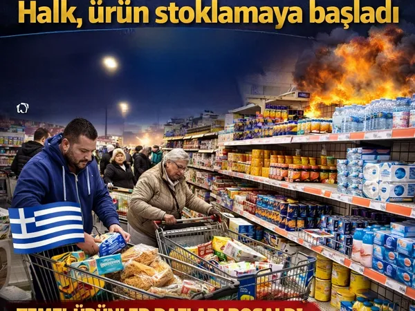 yunanistan panik savaş paniği stok