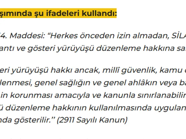 ali yerlikaya açıklama