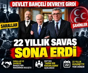 Burhanettin Saral ile Sedat Şahin Devlet Bahçeli