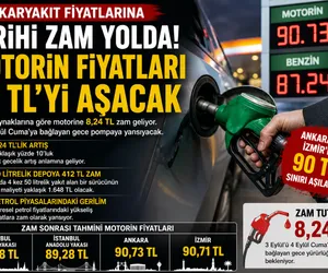 motorin zammı