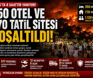 orman yangını milas