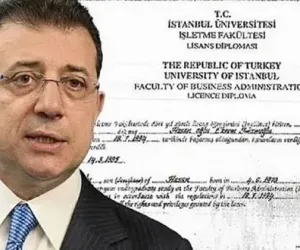  Ekrem İmamoğlu diploma