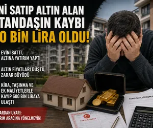 ev satan vatandaş altın aldı zarar etti