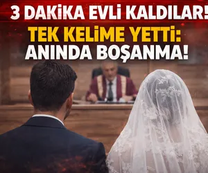 3 dakika evlilik kararı