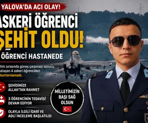 askeri öğrenci eğitim uçuşu şehit güneş çarpması