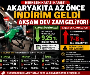 akaryakıt zam 