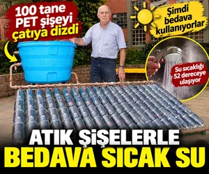 pet şişe sıcak su sistemi