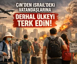 çin ülke israil vatandaş terk edin çağrısı