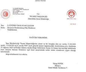 ithal piliç suriye