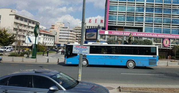 Ankara’da özel halk otobüsleri kontak kapattı