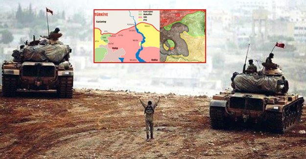 Türk Ordusu IŞİD hedeflerini vurdu Suriye haritası saatte değişti