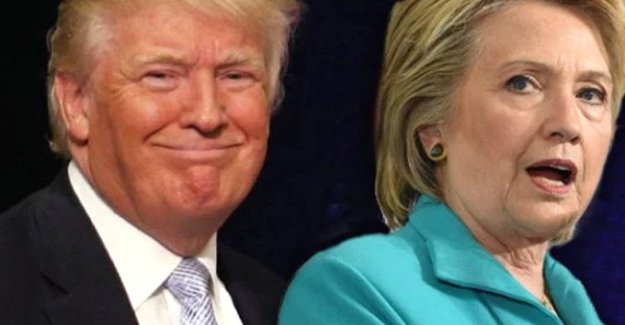 Başkanlık yarışında Hillary Clinton'a Donald Trump şoku